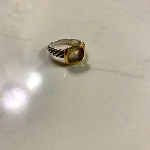 David Yurman Two- Tone Citrine Noblesse